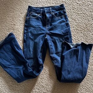 American Eagle Outfitters Dark Blue Flare Jeans